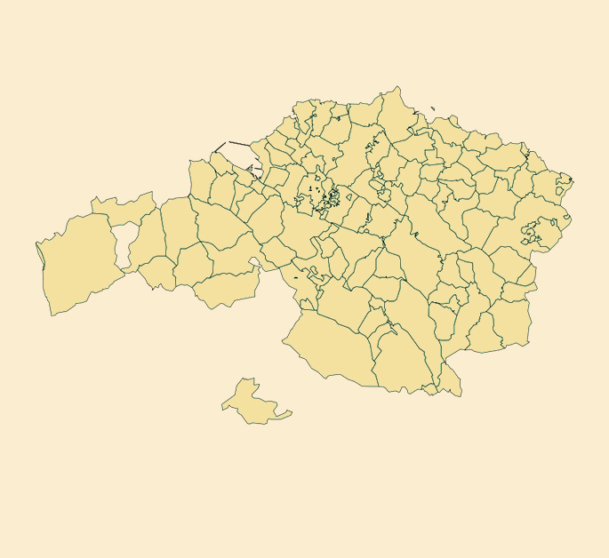 mapa de Bizkaia